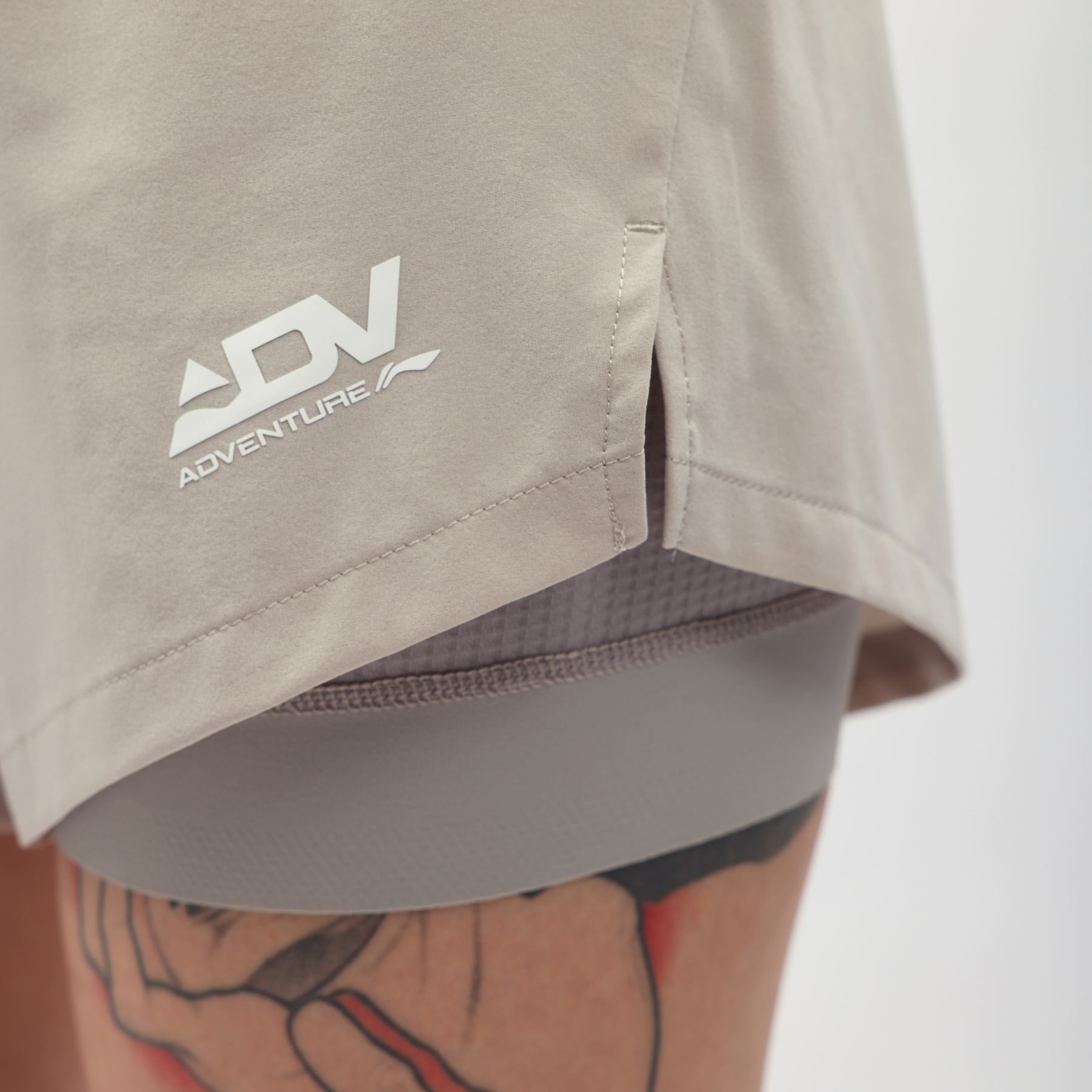 AKSW602-1 Брюки спортивные Trail Running серый